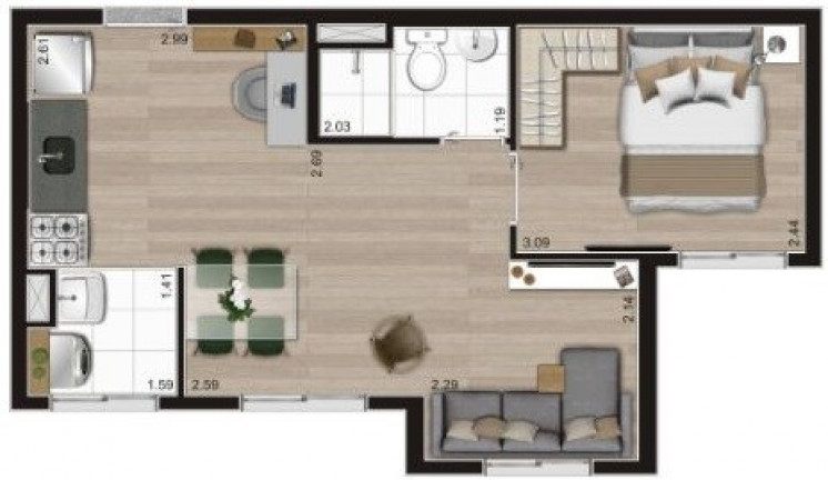 Imagem Imóvel com 2 Quartos à Venda, 36 m² em Cambuci - São Paulo Imagem Imóvel com 2 Quartos à Venda, 36 m² em Cambuci - São Paulo