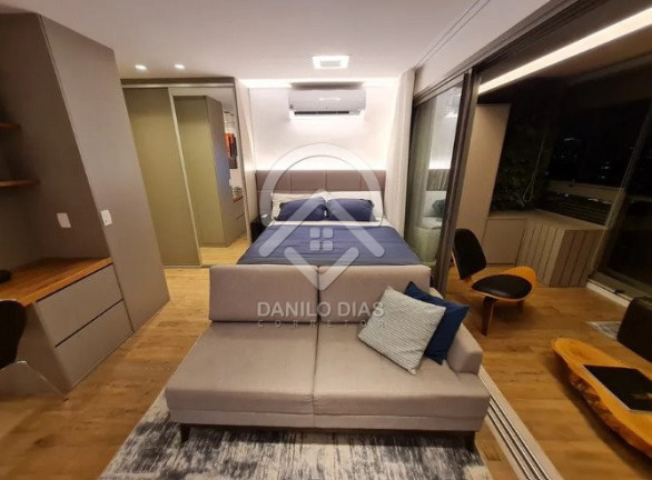 Imagem Apartamento com 1 Quarto à Venda, 42 m² em Brooklin - São Paulo