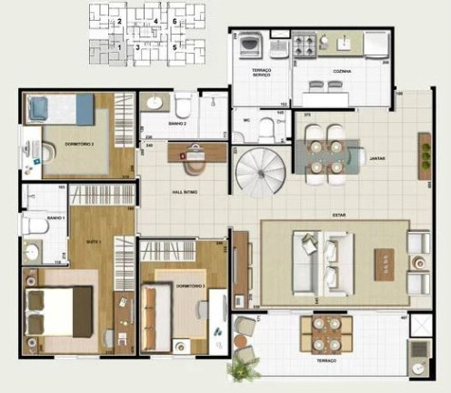 Imagem Apartamento com 3 Quartos à Venda, 143 m² em Vila Monumento - São Paulo