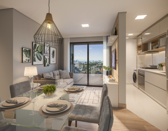 Imagem Apartamento com 2 Quartos à Venda, 44 m² em água Verde - Curitiba