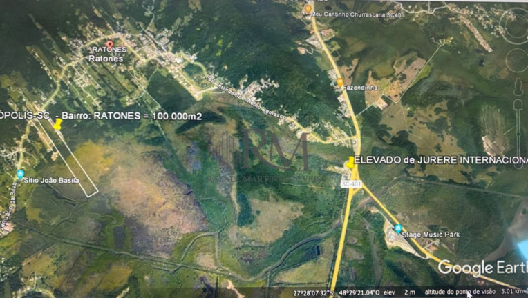 Imagem Terreno à Venda, 1.000.000 m² em Ratones - Florianópolis Imagem Terreno à Venda, 1.000.000 m² em Ratones - Florianópolis