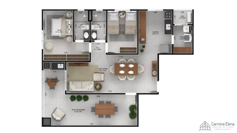 Imagem Apartamento com 2 Quartos à Venda, 54 m² em Centro - Ubatuba