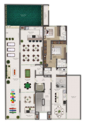 Imagem Apartamento com 2 Quartos à Venda, 97 m² em Perequê - Porto Belo