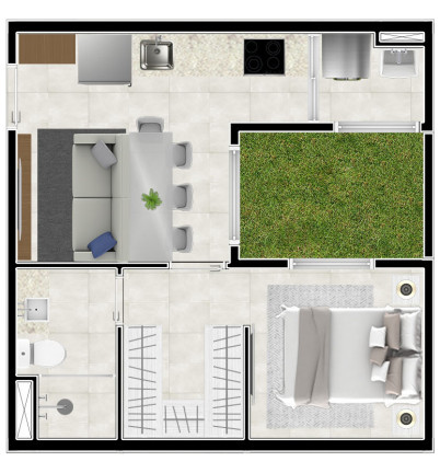Imagem Apartamento com 1 Quarto à Venda, 25 m² em Vila Sônia - São Paulo