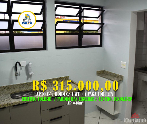 Imagem Apartamento com 1 Quarto à Venda, 48 m² em Centro - Jundiaí Imagem Apartamento com 1 Quarto à Venda, 48 m² em Centro - Jundiaí