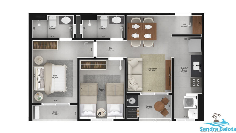Imagem Apartamento com 2 Quartos à Venda, 61 m² em Centro - Ubatuba Imagem Apartamento com 2 Quartos à Venda, 61 m² em Centro - Ubatuba