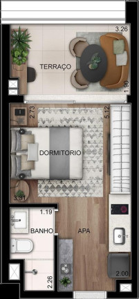 Imagem Imóvel com 1 Quarto à Venda, 28 m² em Perdizes - São Paulo Imagem Imóvel com 1 Quarto à Venda, 28 m² em Perdizes - São Paulo