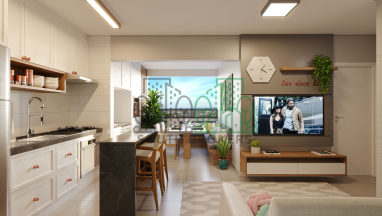 Imagem Apartamento com 2 Quartos à Venda, 48 m² em Ecoville - Curitiba Imagem Apartamento com 2 Quartos à Venda, 48 m² em Ecoville - Curitiba