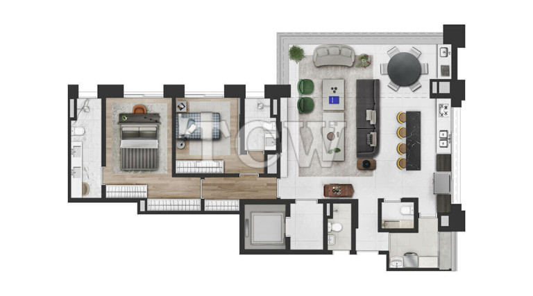 Imagem Apartamento com 2 Quartos à Venda, 134 m² em Itaim Bibi - São Paulo Imagem Apartamento com 2 Quartos à Venda, 134 m² em Itaim Bibi - São Paulo
