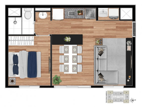 Imagem Imóvel com 2 Quartos à Venda, 56 m² em Parada Inglesa - São Paulo Imagem Imóvel com 2 Quartos à Venda, 56 m² em Parada Inglesa - São Paulo