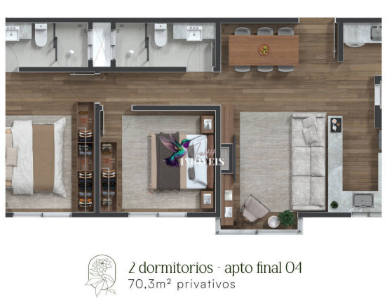 Imagem Apartamento com 2 Quartos à Venda, 74 m² em Centro - Canela Imagem Apartamento com 2 Quartos à Venda, 74 m² em Centro - Canela