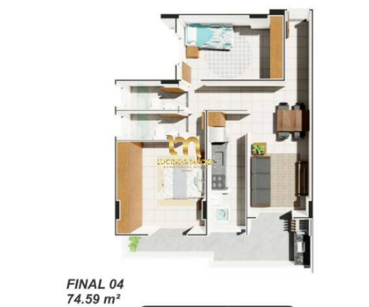 Imagem Apartamento com 1 Quarto à Venda, 49 m² em Caiçara - Praia Grande Imagem Apartamento com 1 Quarto à Venda, 49 m² em Caiçara - Praia Grande