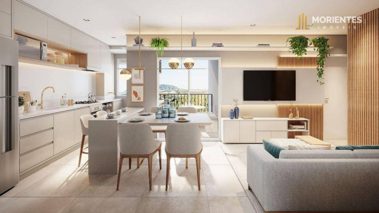 Apartamento com 2 Quartos à Venda, 59 m² em Chácara Saudáveis E Encantadoras - Jundiaí