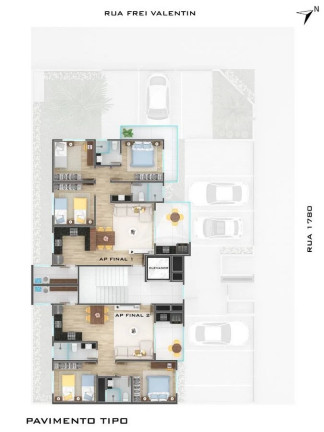 Imagem Apartamento com 3 Quartos à Venda, 84 m² em Mariluz - Itapoá Imagem Apartamento com 3 Quartos à Venda, 84 m² em Mariluz - Itapoá
