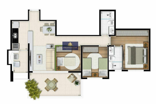 Imagem Apartamento com 3 Quartos à Venda, 79 m² em Sumaré - São Paulo Imagem Apartamento com 3 Quartos à Venda, 79 m² em Sumaré - São Paulo