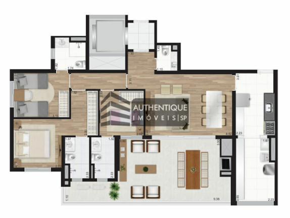 Imagem Apartamento com 3 Quartos à Venda, 121 m² em Pinheiros - São Paulo Imagem Apartamento com 3 Quartos à Venda, 121 m² em Pinheiros - São Paulo