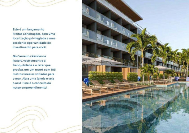 Imagem Apartamento com 1 Quarto à Venda, 28 m² em Praia Dos Carneiros - Tamandaré