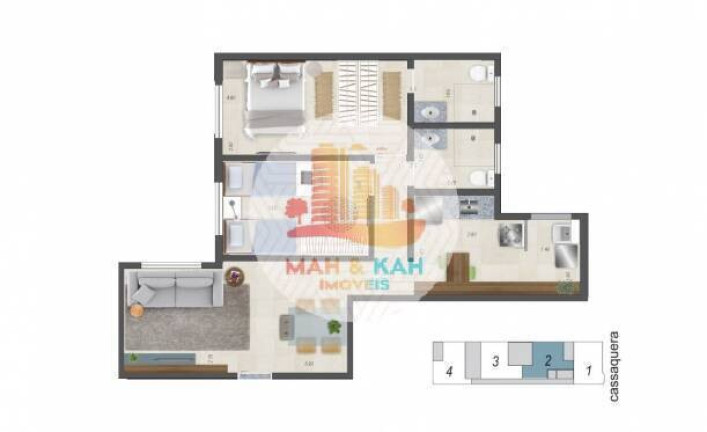Imagem Apartamento com 2 Quartos à Venda, 65 m² em Barcelona - São Caetano Do Sul