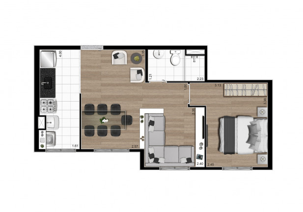 Apartamento com 2 Quartos à Venda, 41 m² em Tucuruvi - São Paulo