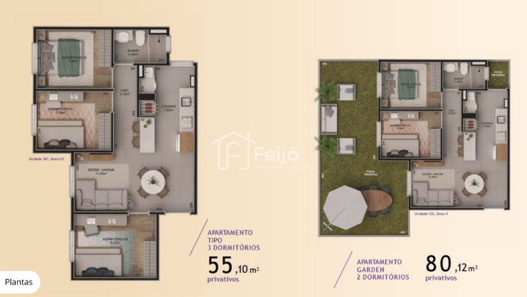 Imagem Apartamento com 2 Quartos à Venda, 48 m² em Guarujá - Porto Alegre