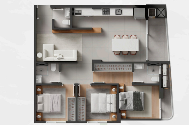 Imagem Imóvel com 3 Quartos à Venda, 89 m² em Centro - Itajaí Imagem Imóvel com 3 Quartos à Venda, 89 m² em Centro - Itajaí