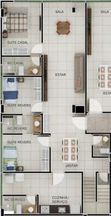 Imagem Apartamento com 1 Quarto à Venda, 63 m² em Bessa - João Pessoa Imagem Apartamento com 1 Quarto à Venda, 63 m² em Bessa - João Pessoa