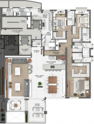 Imagem Apartamento com 3 Quartos à Venda, 320 m² em Bela Vista - Porto Alegre Imagem Apartamento com 3 Quartos à Venda, 320 m² em Bela Vista - Porto Alegre
