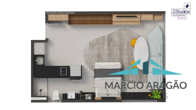 Imagem Apartamento com 1 Quarto à Venda, 25 m² em Aldeota - Fortaleza Imagem Apartamento com 1 Quarto à Venda, 25 m² em Aldeota - Fortaleza