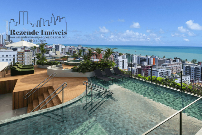 Imagem Apartamento com 2 Quartos à Venda, 53 m² em Cabo Branco - João Pessoa