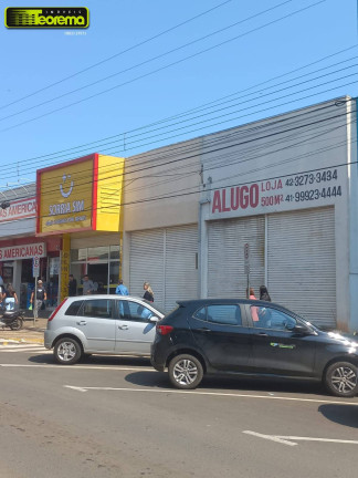 Loja para Alugar, 500 m² em Centro - Telêmaco Borba