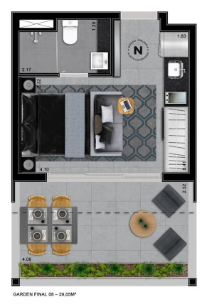 Imagem Studio com 1 Quarto à Venda, 32 m² em Consolação - São Paulo Imagem Studio com 1 Quarto à Venda, 32 m² em Consolação - São Paulo