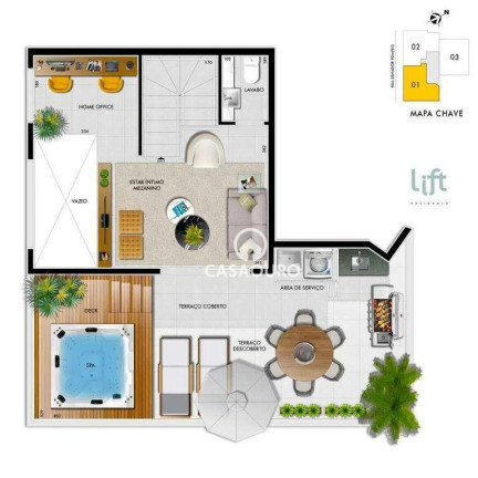 Imagem Cobertura com 2 Quartos à Venda, 121 m² em Serra - Belo Horizonte Imagem Cobertura com 2 Quartos à Venda, 121 m² em Serra - Belo Horizonte