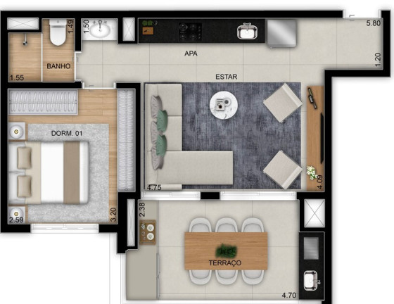 Imagem Apartamento com 3 Quartos à Venda, 93 m² em Brooklin Paulista - São Paulo