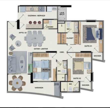 Imagem Apartamento com 3 Quartos à Venda, 100 m² em Joaquim Távora - Fortaleza Imagem Apartamento com 3 Quartos à Venda, 100 m² em Joaquim Távora - Fortaleza