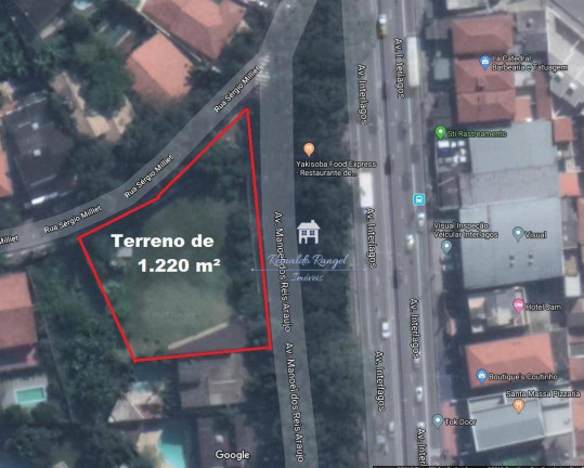 Imagem Terreno à Venda, 1.220 m² em Jardim Marajoara - São Paulo Imagem Terreno à Venda, 1.220 m² em Jardim Marajoara - São Paulo