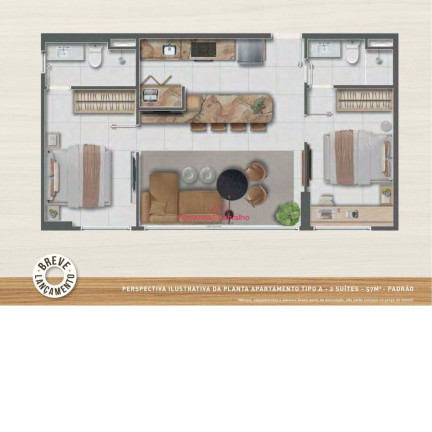 Imagem Apartamento com 2 Quartos à Venda, 46 m² em Pituba - Salvador Imagem Apartamento com 2 Quartos à Venda, 46 m² em Pituba - Salvador