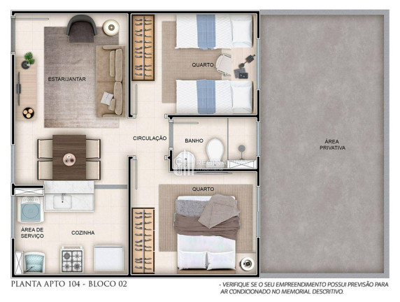 Imagem Apartamento com 2 Quartos à Venda, em Gurupi - Teresina Imagem Apartamento com 2 Quartos à Venda, em Gurupi - Teresina