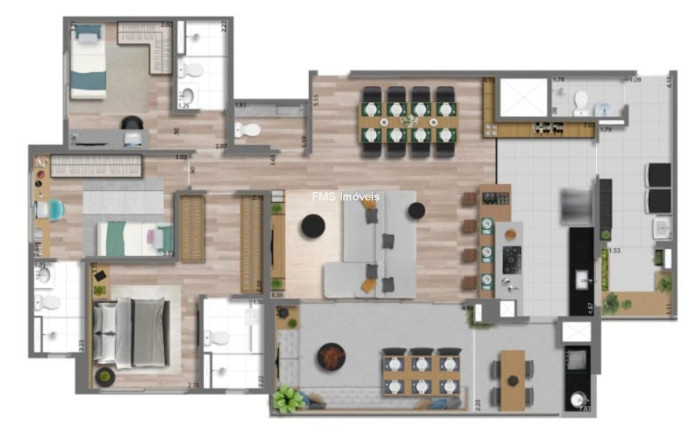 Imagem Imóvel com 3 Quartos à Venda, 133 m² em Vila Andrade - São Paulo Imagem Imóvel com 3 Quartos à Venda, 133 m² em Vila Andrade - São Paulo
