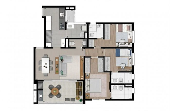 Imagem Imóvel com 3 Quartos à Venda, 204 m² em Vila Mariana - São Paulo