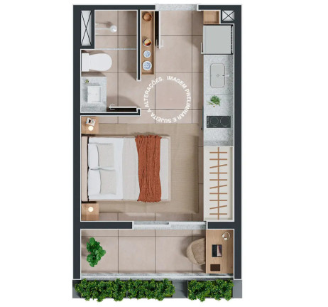 Imagem Imóvel com 2 Quartos à Venda, 44 m² em Santa Cecília - São Paulo Imagem Imóvel com 2 Quartos à Venda, 44 m² em Santa Cecília - São Paulo