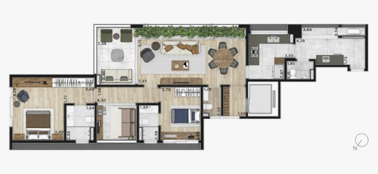 Imagem Apartamento com 3 Quartos à Venda, 194 m² em Pinheiros - São Paulo Imagem Apartamento com 3 Quartos à Venda, 194 m² em Pinheiros - São Paulo