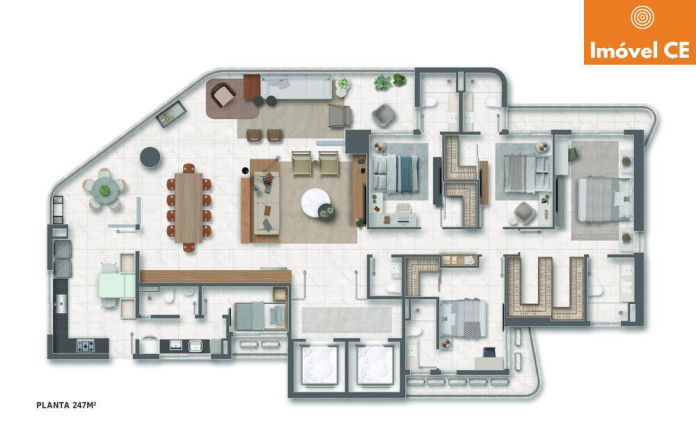 Imagem Apartamento com 3 Quartos à Venda, 174 m² em Aldeota - Fortaleza Imagem Apartamento com 3 Quartos à Venda, 174 m² em Aldeota - Fortaleza