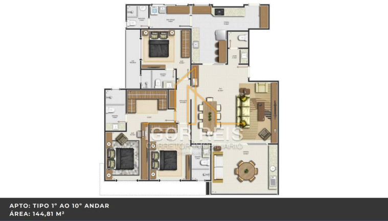Imagem Apartamento com 3 Quartos à Venda, em Parque Tamandaré - Campos Dos Goytacazes Imagem Apartamento com 3 Quartos à Venda, em Parque Tamandaré - Campos Dos Goytacazes