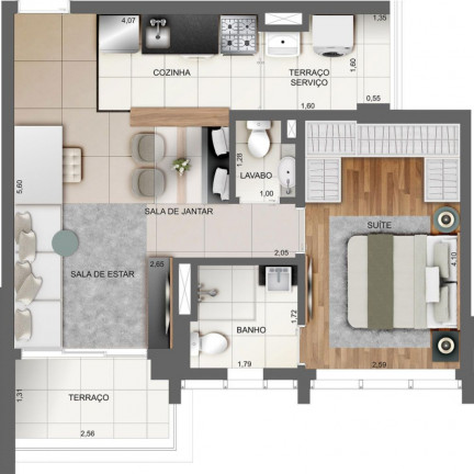 Imagem Apartamento com 1 Quarto à Venda, 51 m² em Moema - São Paulo Imagem Apartamento com 1 Quarto à Venda, 51 m² em Moema - São Paulo
