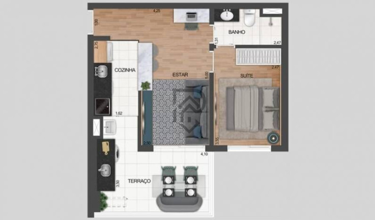 Imagem Apartamento com 1 Quarto à Venda, 49 m² em Pinheiros - São Paulo Imagem Apartamento com 1 Quarto à Venda, 49 m² em Pinheiros - São Paulo