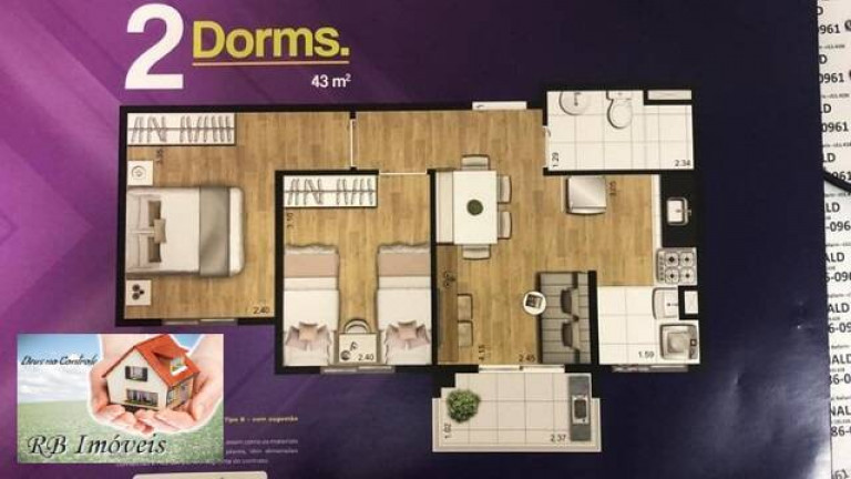 Imagem Apartamento com 2 Quartos à Venda, 43 m² em Taboão - São Bernardo Do Campo Imagem Apartamento com 2 Quartos à Venda, 43 m² em Taboão - São Bernardo Do Campo