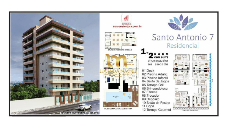 Imagem Apartamento com 2 Quartos à Venda, 63 m² em Mirim - Praia Grande