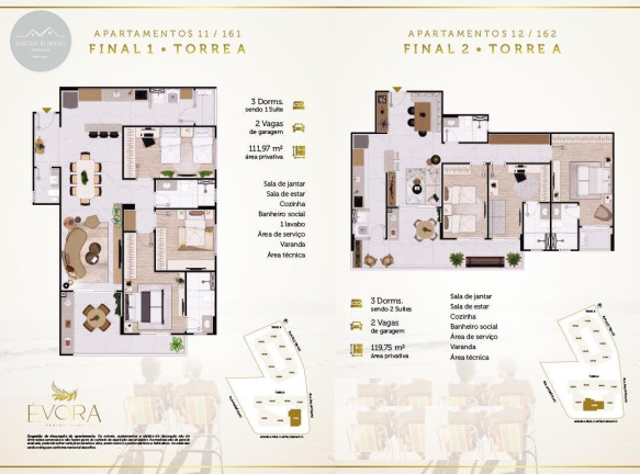 Imagem Imóvel com 2 Quartos à Venda, 84 m² em Flórida - Praia Grande