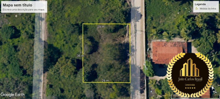 Terreno à Venda, 1.044 m² em Mangabeira - Eusébio