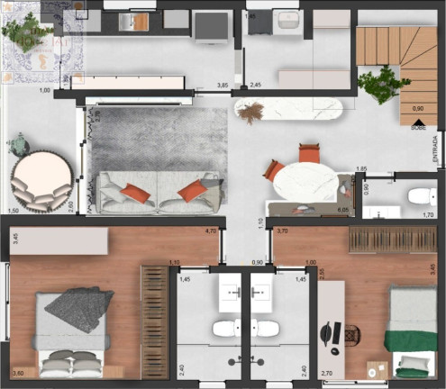 Imagem Apartamento com 2 Quartos à Venda, 63 m² em Embaré - Santos Imagem Apartamento com 2 Quartos à Venda, 63 m² em Embaré - Santos